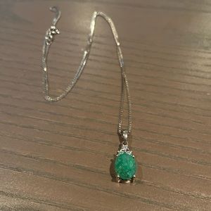 Green Stone Necklace
